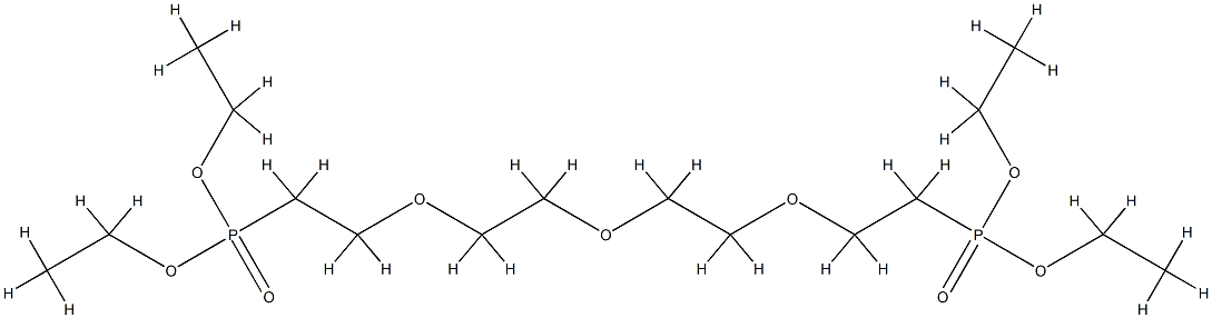 PEG3-bis-(ethyl phosphonate) Struktur