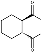 1,2-Cyclohexanedicarbonyl difluoride, trans- (9CI) Struktur