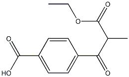 Benzenepropanoic acid, 4-carboxy--alpha--methyl--ba--oxo-, -alpha--ethyl ester (9CI) Struktur