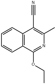 4-Isoquinolinecarbonitrile,1-ethoxy-3-methyl-(9CI) Struktur