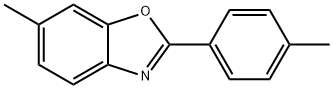 6-methyl-2-(4-methylphenyl)-1,3-benzoxazole Struktur