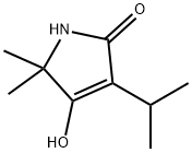 2H-Pyrrol-2-one,1,5-dihydro-4-hydroxy-5,5-dimethyl-3-(1-methylethyl)-(9CI) Struktur