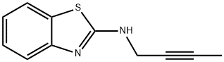 2-Benzothiazolamine,N-2-butynyl-(9CI) Struktur