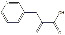 3-Pyridinepropanoicacid,-alpha--methylene-(9CI) Struktur