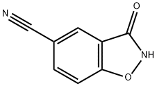 1,2-Benzisoxazole-5-carbonitrile,2,3-dihydro-3-oxo-(9CI) Struktur