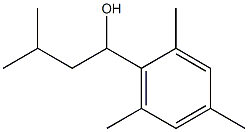 α-Isobutyl-2,4,6-trimethylbenzyl alcohol Struktur