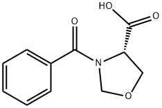 N-Bz-S-4-Oxazolidinecarboxylic acid Struktur