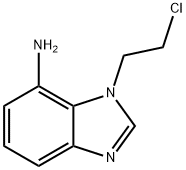 Benzimidazole,7-amino-1-(2-chloroethyl)-(8CI) Struktur