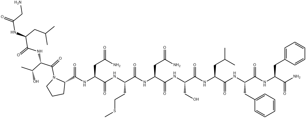 GLTPNMNSLFFamide Struktur