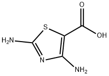 5-Thiazolecarboxylicacid,2,4-diamino-(9CI) Struktur