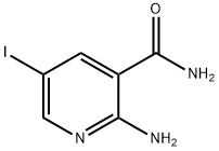 2-aMino-5-iodonicotinaMide Struktur