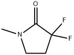 2-Pyrrolidinone,3,3-difluoro-1-methyl-(9CI) Struktur