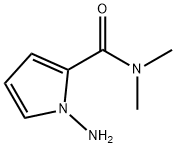 1H-Pyrrole-2-carboxamide,1-amino-N,N-dimethyl-(9CI) Struktur