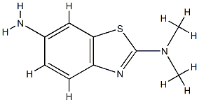 2,6-Benzothiazolediamine,N2,N2-dimethyl-(9CI) Struktur