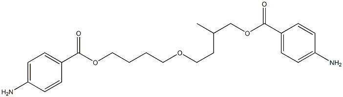 Poly(tetramethylene-3-methyltetramethylene ether)glycol bis(4-aminobenzoate) Struktur