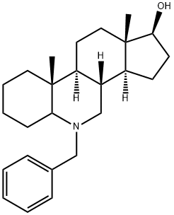 6-Benzyl-6-azaandrostan-17β-ol Struktur