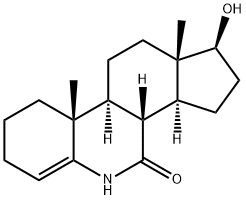 17β-Hydroxy-6-azaandrost-4-en-7-one Struktur