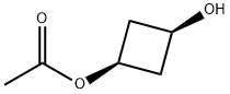 1,3-Cyclobutanediol, 1-acetate, cis- Struktur