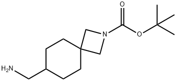 2-BOC-2-AZASPIRO[3.5]NONANE-7-METHAMINE Struktur