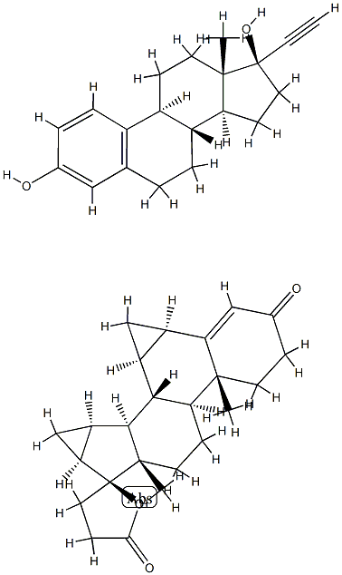 Drospirenone/Ethinyl Estradiol Struktur