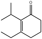 2-Cyclohexen-1-one,3-ethyl-2-(1-methylethyl)-(9CI) Struktur