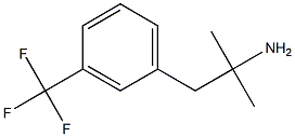 α,α-Dimethyl-m-(trifluoromethyl)phenethylamine Struktur