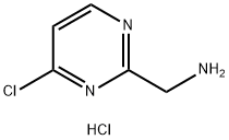 (4-chloropyrimidin-2-yl)methanamine hydrochloride Struktur