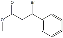 β-Bromobenzenepropionic acid methyl ester Struktur