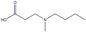 3-[butyl(methyl)amino]propanoic acid Struktur