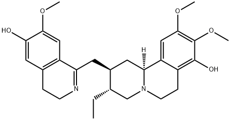 1',2'-Didehydro-7',10,11-trimethoxyemetan-6',9-diol Struktur