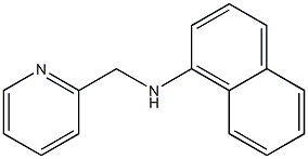 N-((pyridin-2-yl)methyl)naphthalen-1-amine Struktur