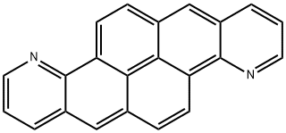 Naphtho[1,8-gh:5,4-g'h']diquinoline Struktur