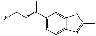 2-Buten-1-amine,3-(2-methyl-6-benzothiazolyl)-(9CI) Struktur