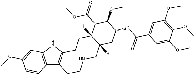 (20α)-18β-(3,4,5-Trimethoxybenzoyloxy)-11,17α-dimethoxy-3,4-secoyohimban-16β-carboxylic acid methyl ester Struktur