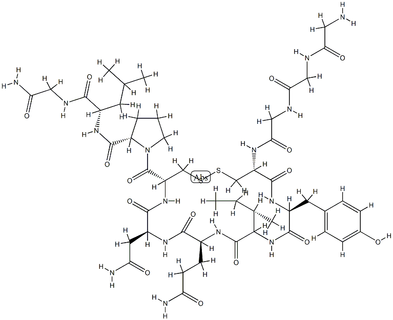 oxytocin, tri-Gly- Struktur