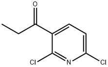 1-(2,6-dichloropyridin-3-yl)propan-1-one Struktur