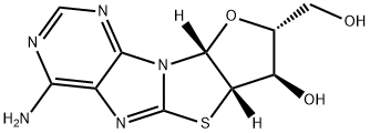 8,2'β-Epithio-2'-deoxyadenosine Struktur