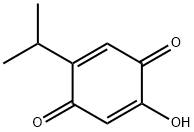 2,5-Cyclohexadiene-1,4-dione,2-hydroxy-5-(1-methylethyl)-(9CI) Struktur