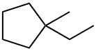 1-ETHYL-1-METHYLCYCLOPENTANE Struktur