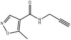 4-Isoxazolecarboxamide,5-methyl-N-2-propynyl-(9CI) Struktur