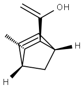 Bicyclo[2.2.1]hept-5-ene-2-methanol, 3-methyl-alpha-methylene-, [1S-(2-exo,3- Struktur