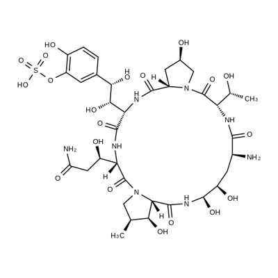 Micafungin FR-179642 impurity (acid) Struktur