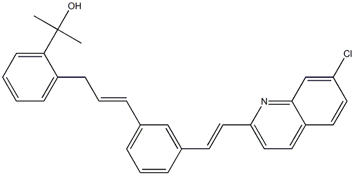 quinolinyl)ethenyl]phenyl]-2-propenyl]-,-dimethyl- Struktur