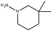 1-Piperidinamine,3,3-dimethyl-(9CI) Struktur