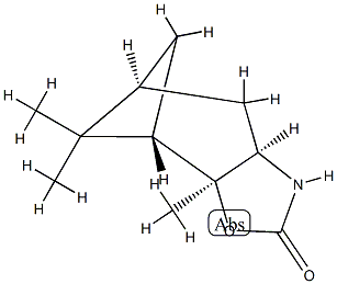 5,7-Methanobenzoxazol-2(3H)-one,hexahydro-6,6,7a-trimethyl-,[3aR- Struktur