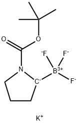 Potassium 1-N-Boc-pyrrolidin-2-yltrifluoroborate Struktur