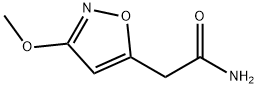 5-Isoxazoleacetamide,3-methoxy-(8CI,9CI) Struktur