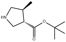 trans-tert-butyl4-methylpyrrolidine-3-carboxylate(WXC07868) Struktur