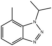 1H-Benzotriazole,7-methyl-1-(1-methylethyl)-(9CI) Struktur