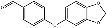 4-(3,4-Methylenedioxyphenoxy)benzaldehyde Struktur